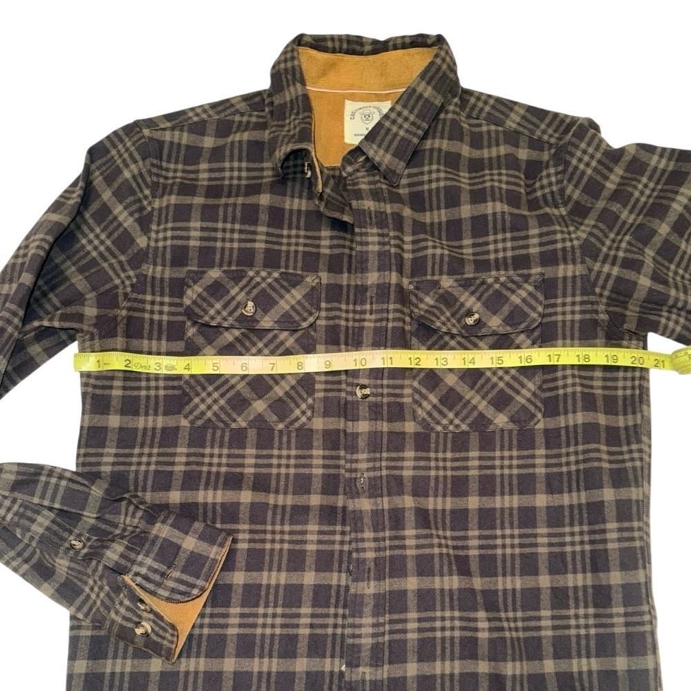 Dubinik® Customized Version Mens Flannel Shirt Long Sleeve Button Down Med - Picture 3 of 7
